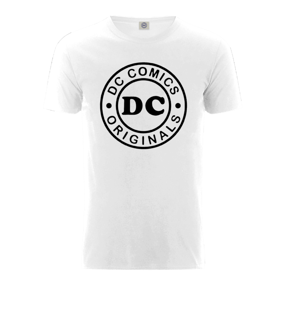 DC Comics Originals Logo t-shirt - Wit - S Afbeelding 1