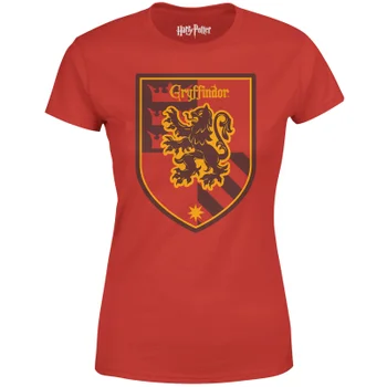 Harry Potter House Gryffindor Dames T-shirt - Rood