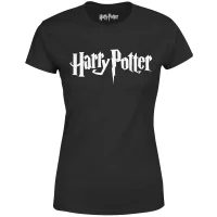Harry Potter Logo Dames T-shirt - Zwart - undefined undefined