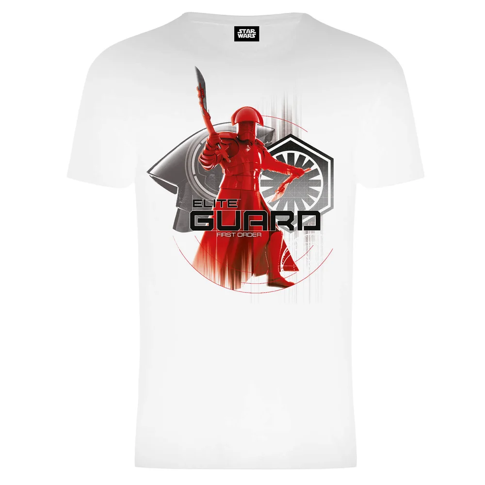 Star Wars The Last Jedi Elite Guard T-shirt - Wit - S - Wit Afbeelding 1