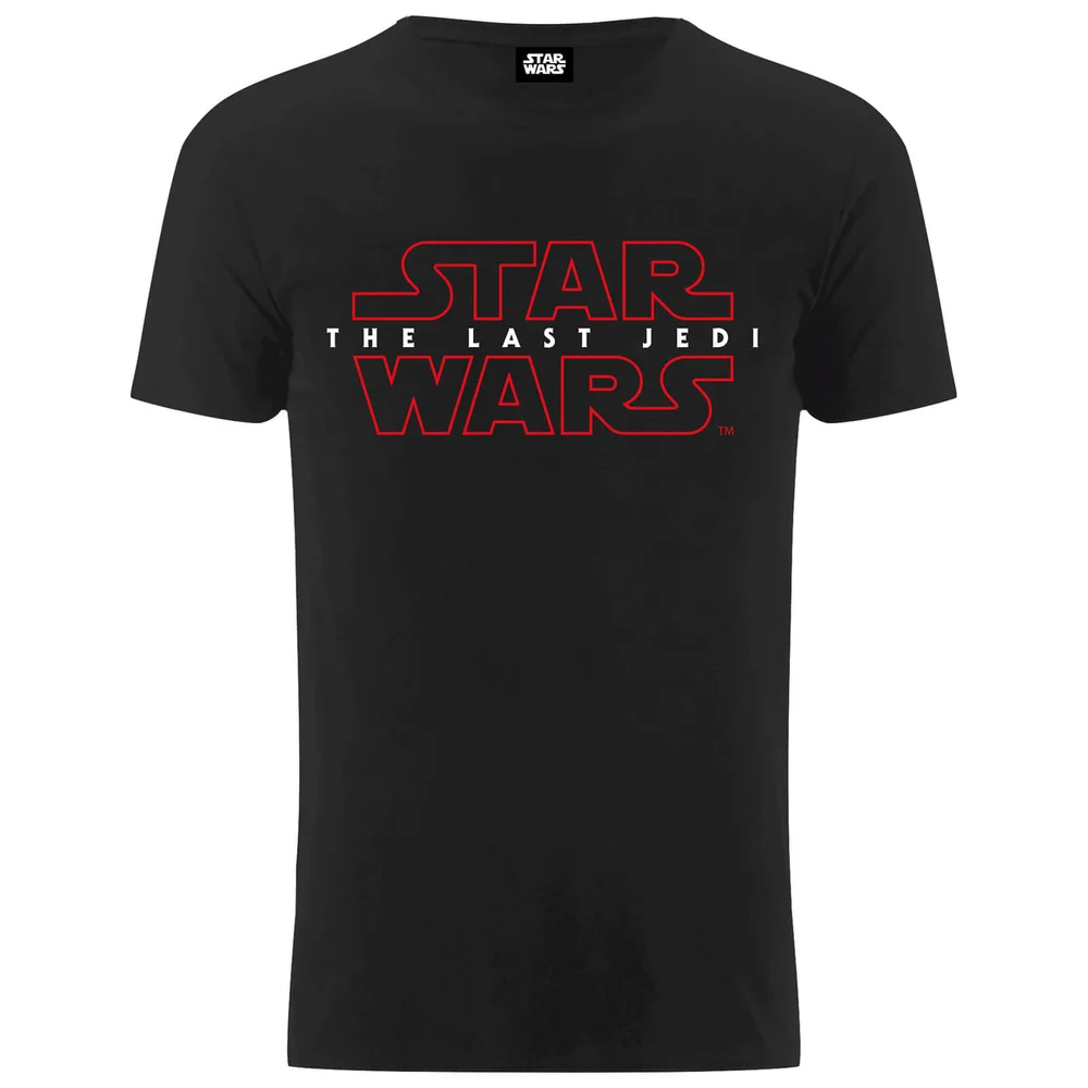 Star Wars The Last Jedi Logo T-shirt - Zwart - S - Zwart Afbeelding 1