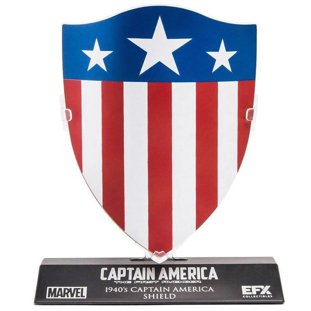 Marvel Captain America Replica 1/6 1940's Schild 10cm Afbeelding 1