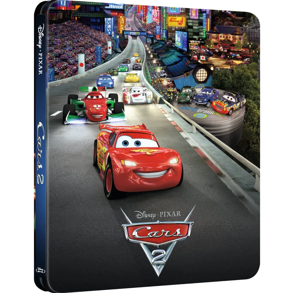 Cars 2 - Zavvi Exclusive Limited Edition Steelbook Afbeelding 1