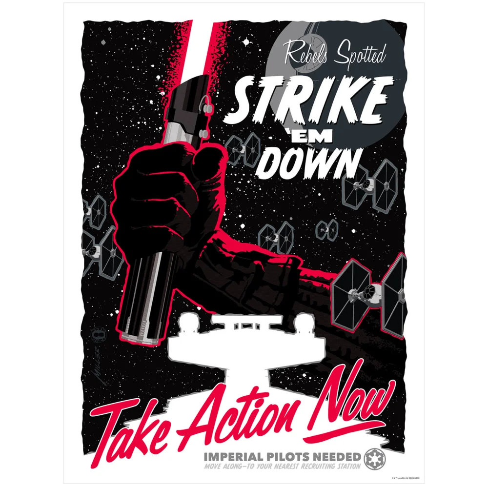 Star Wars - Take Action Now Print by Brian Miller (457mm x 610mm) Afbeelding 1