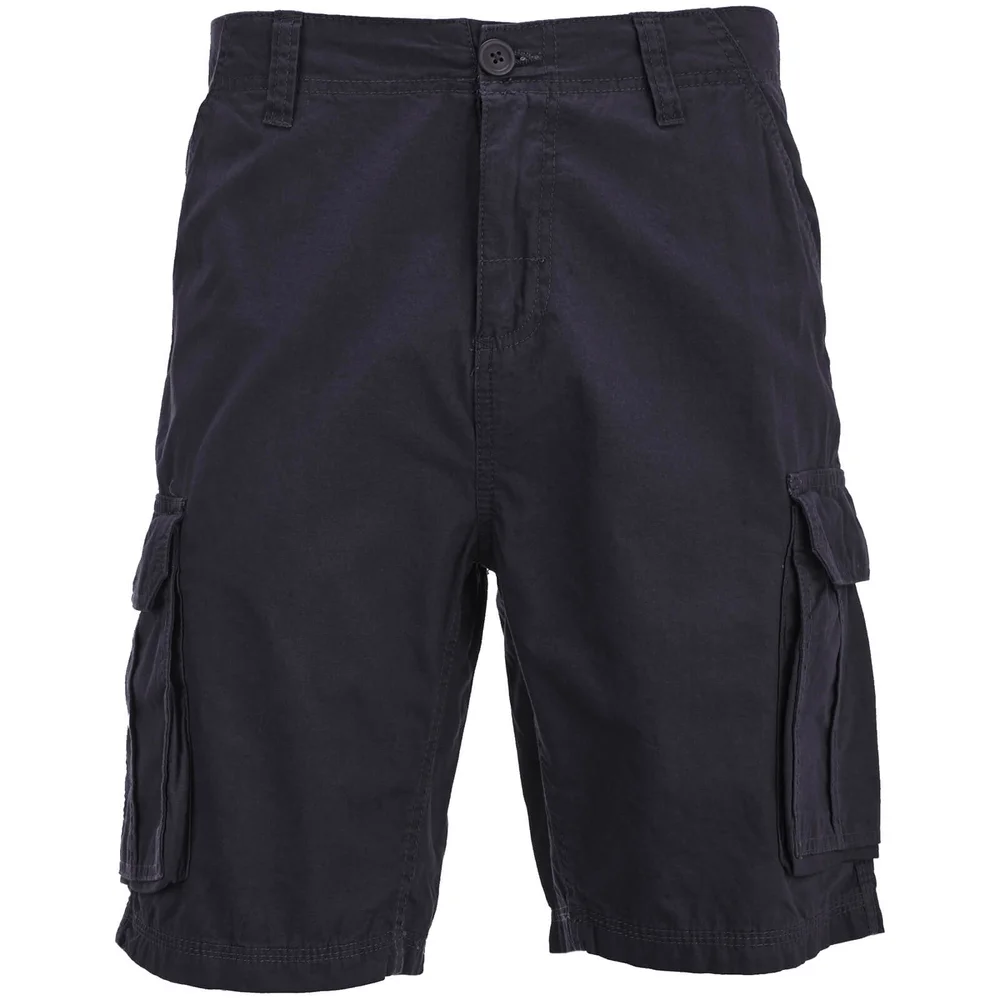 Brave Soul Men's Riverwood Cargo Shorts - Navy - S Afbeelding 1