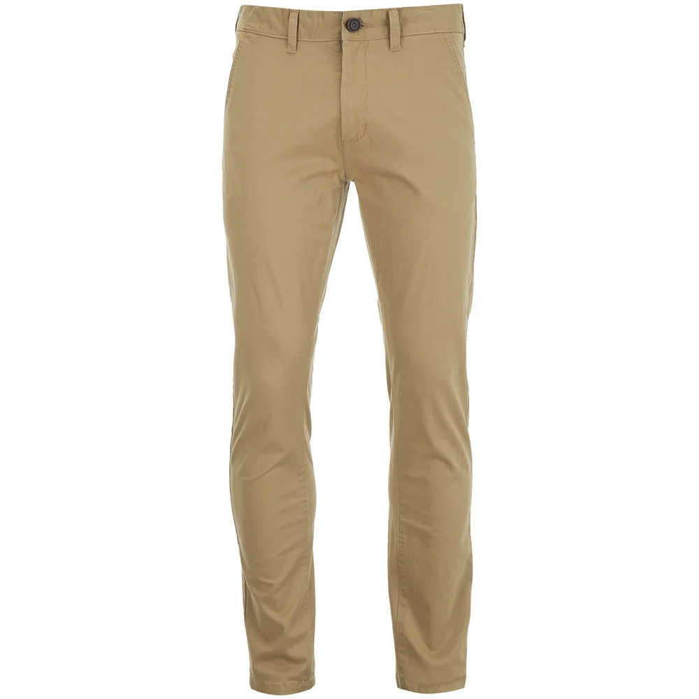 Brave Soul Men's Armstrong Stretch Chinos - Stone - W30 Afbeelding 1