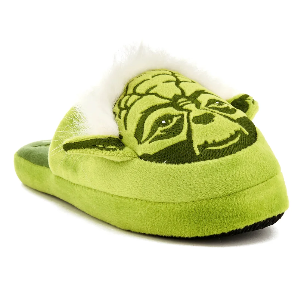 Star Wars Men's Yoda Slippers - Green - M/UK 5-7 - Wit Afbeelding 1