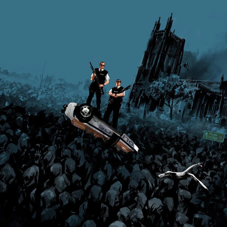 Mondo - Hot Fuzz (Originele film score) 180g LP Afbeelding 1