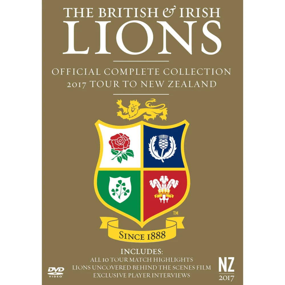 British and Irish Lions: Official Complete Collection 2017 Tour to New Zealand Afbeelding 1