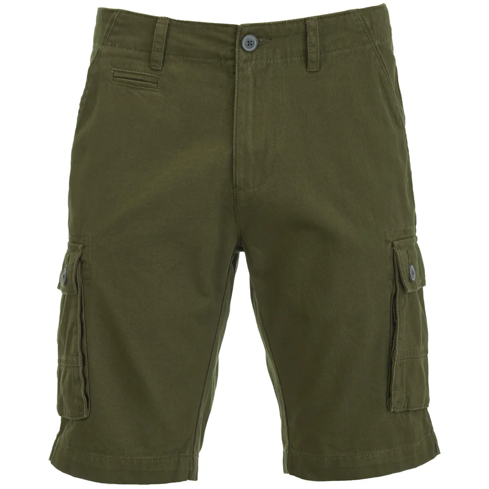 Brave Soul Men's Miles Shorts - Khaki - S - Groen Afbeelding 1