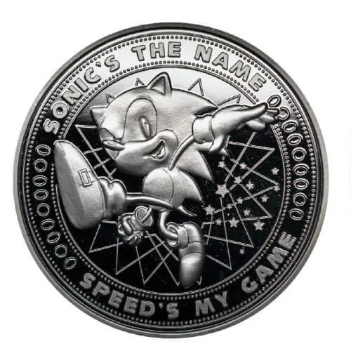 Sonic the Hedgehog Verzamelmunt: Zilveren Variant - Limited Edition Afbeelding 1