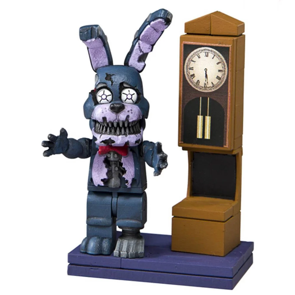 McFarlane Five Nights At Freddy's Grandfather Clock With Nightmare Bonnie (Micro Set) Afbeelding 1