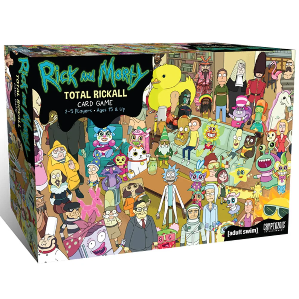 Total Rickall Rick and Morty Cooperative Card Game Afbeelding 1