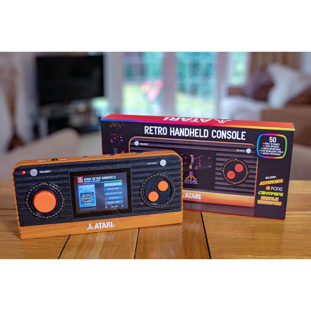 BLAZE Atari 'Retro' handheldconsole met 50 ingebouwde spellen Afbeelding 1
