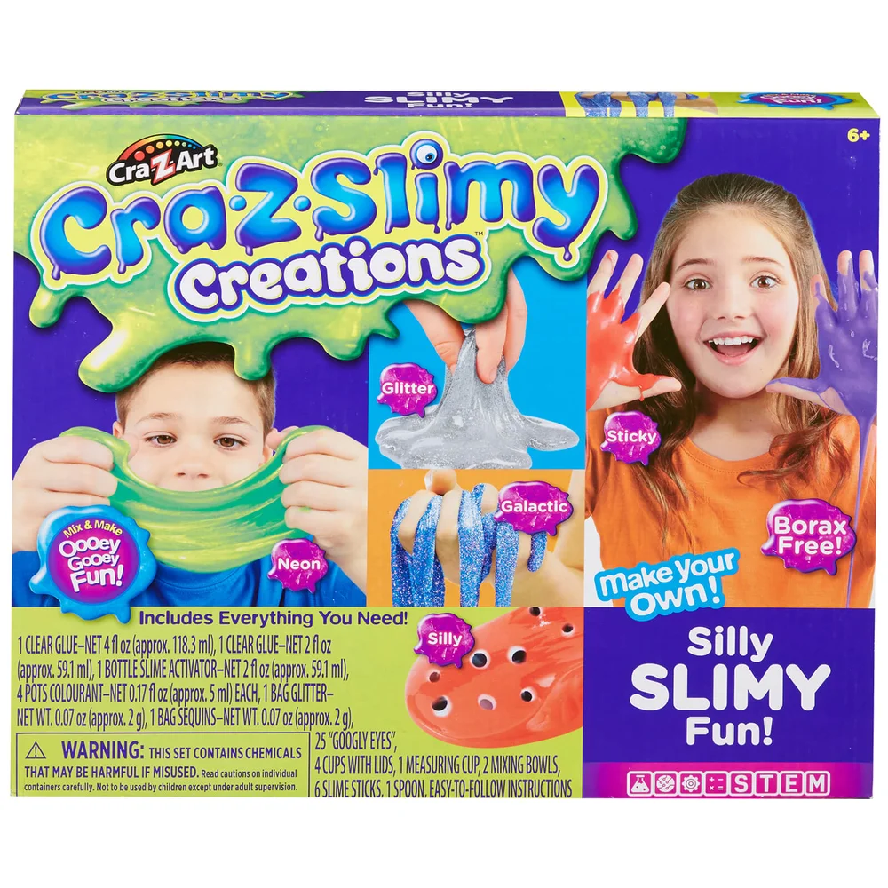 Cra-Z - Slimy Creations Silly Slimy Fun Kit Afbeelding 1