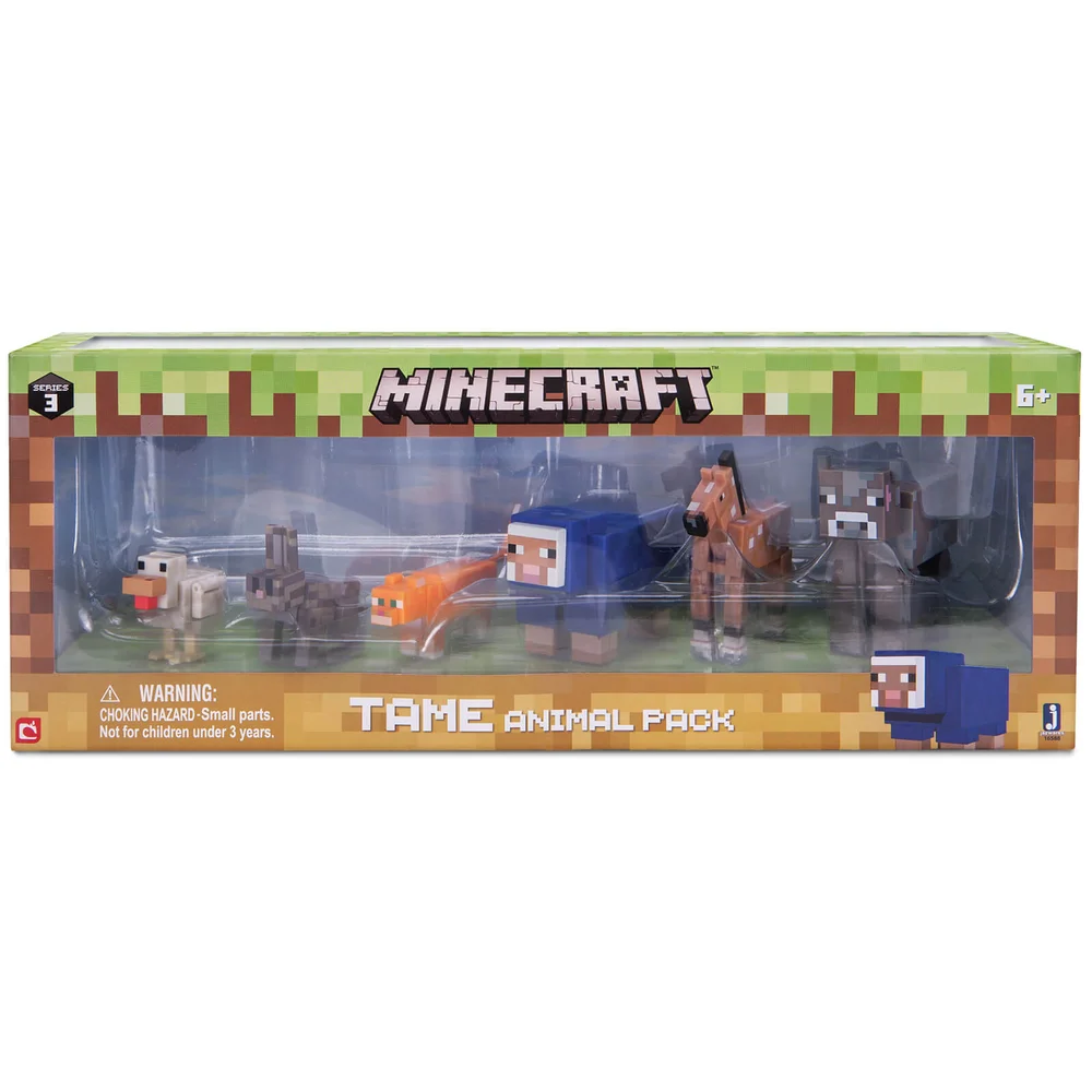 Minecraft Tame Animal Figures Pack Afbeelding 1