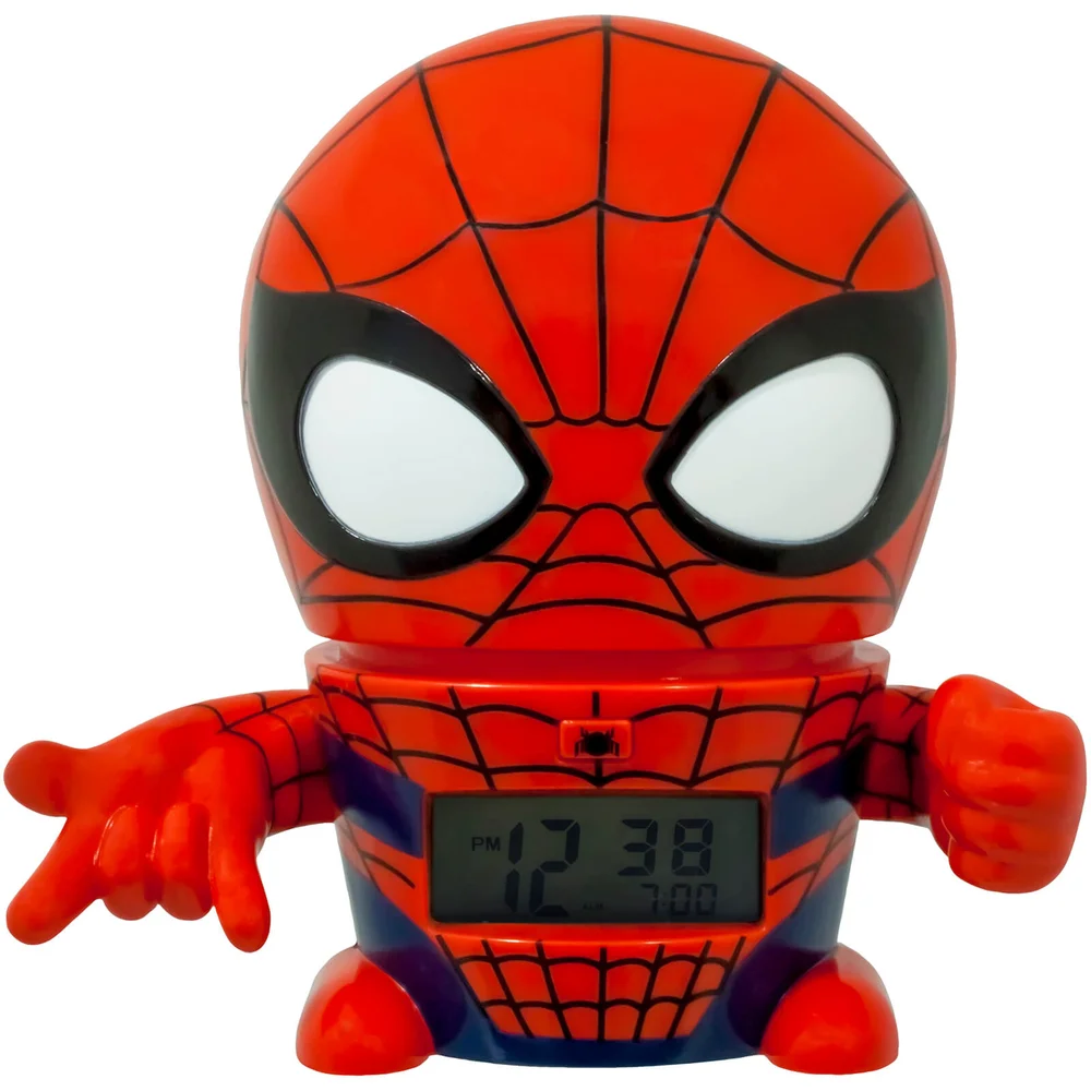 BulbBotz Marvel Spider-Man Clock Afbeelding 1