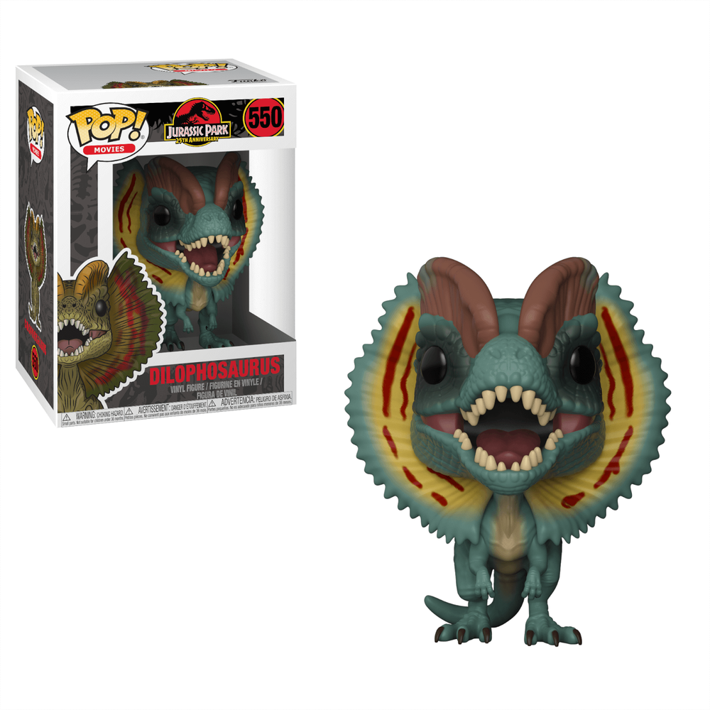 Jurassic Park Dilophosaurus Pop! Vinyl figuur Afbeelding 1