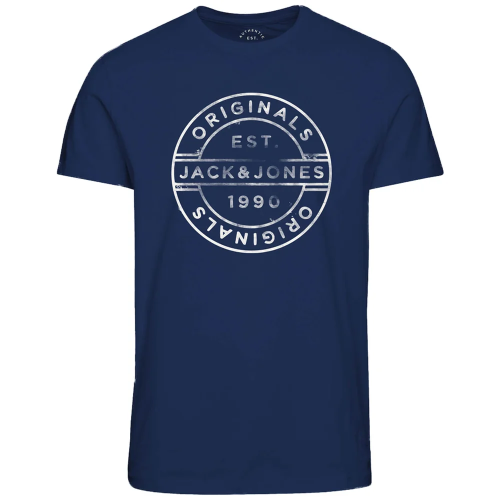 Jack & Jones Originals Men's Slack T-Shirt - Estate Blue - S - Navy blauw Afbeelding 1