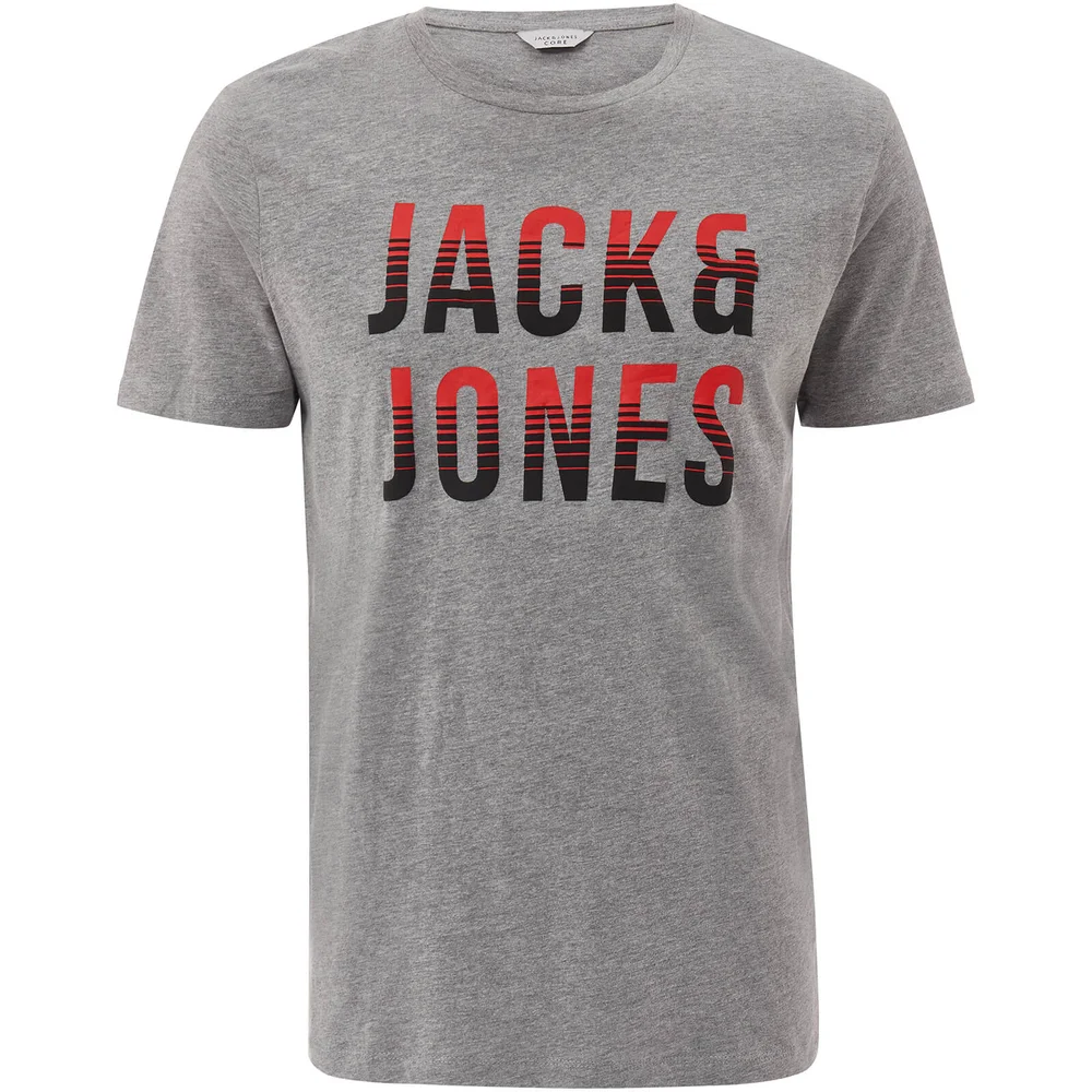 Jack & Jones Core Men's Regent T-Shirt - Light Grey Marl - S - Grijs Afbeelding 1