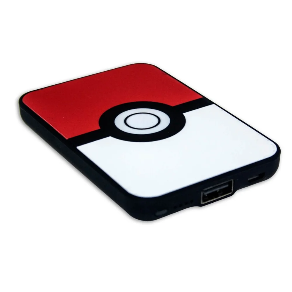 Pokémon Pokeball Credit Card Sized Power Bank (5000mAh) Afbeelding 1