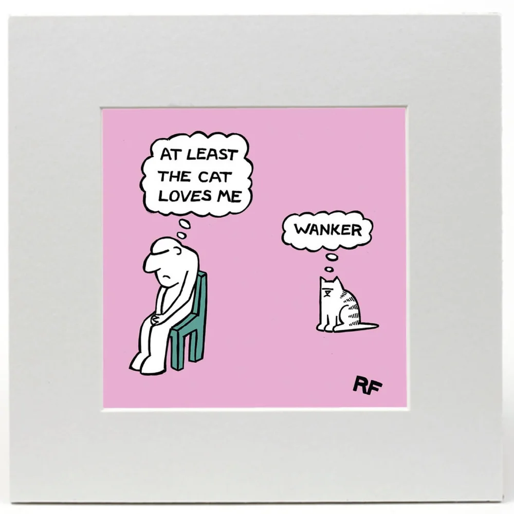 On the Prowl At Least The Cat Loves Me Limited Edition Art Print Afbeelding 1