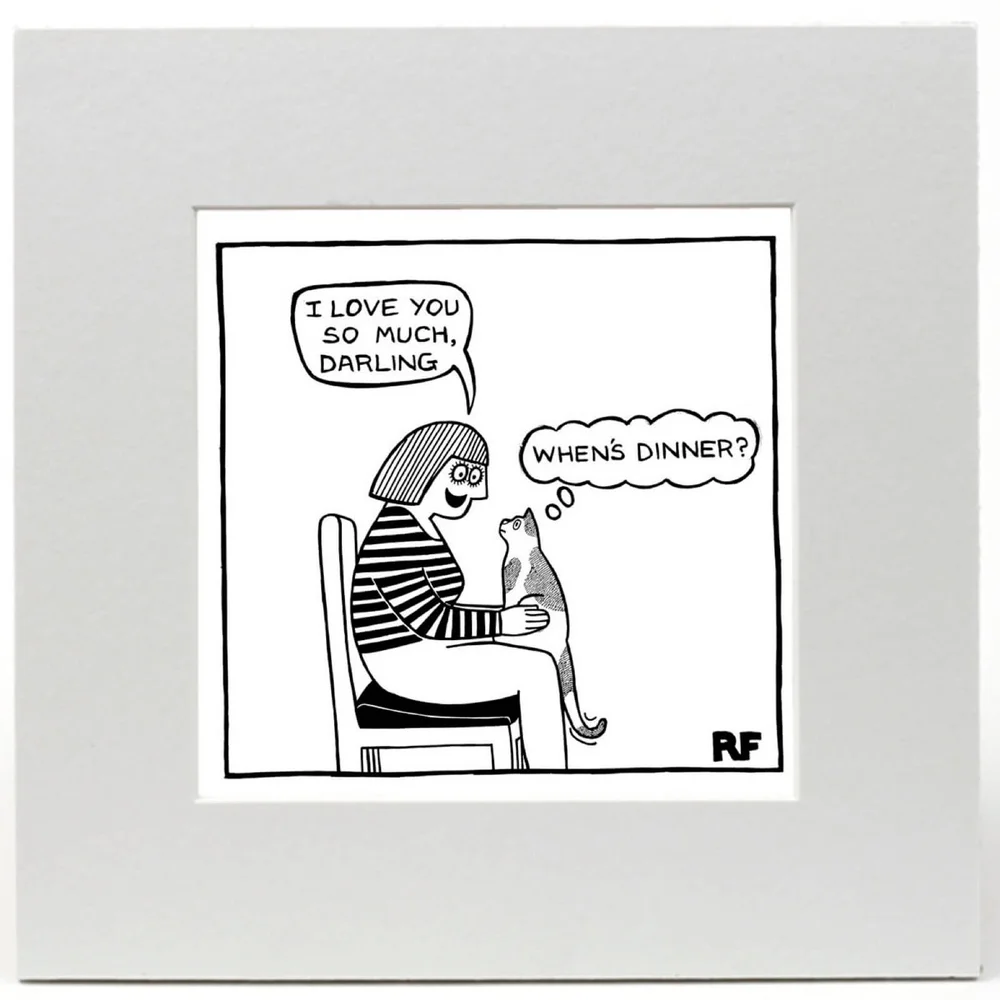 On the Prowl I Love You So Much Limited Edition Kunst print Afbeelding 1