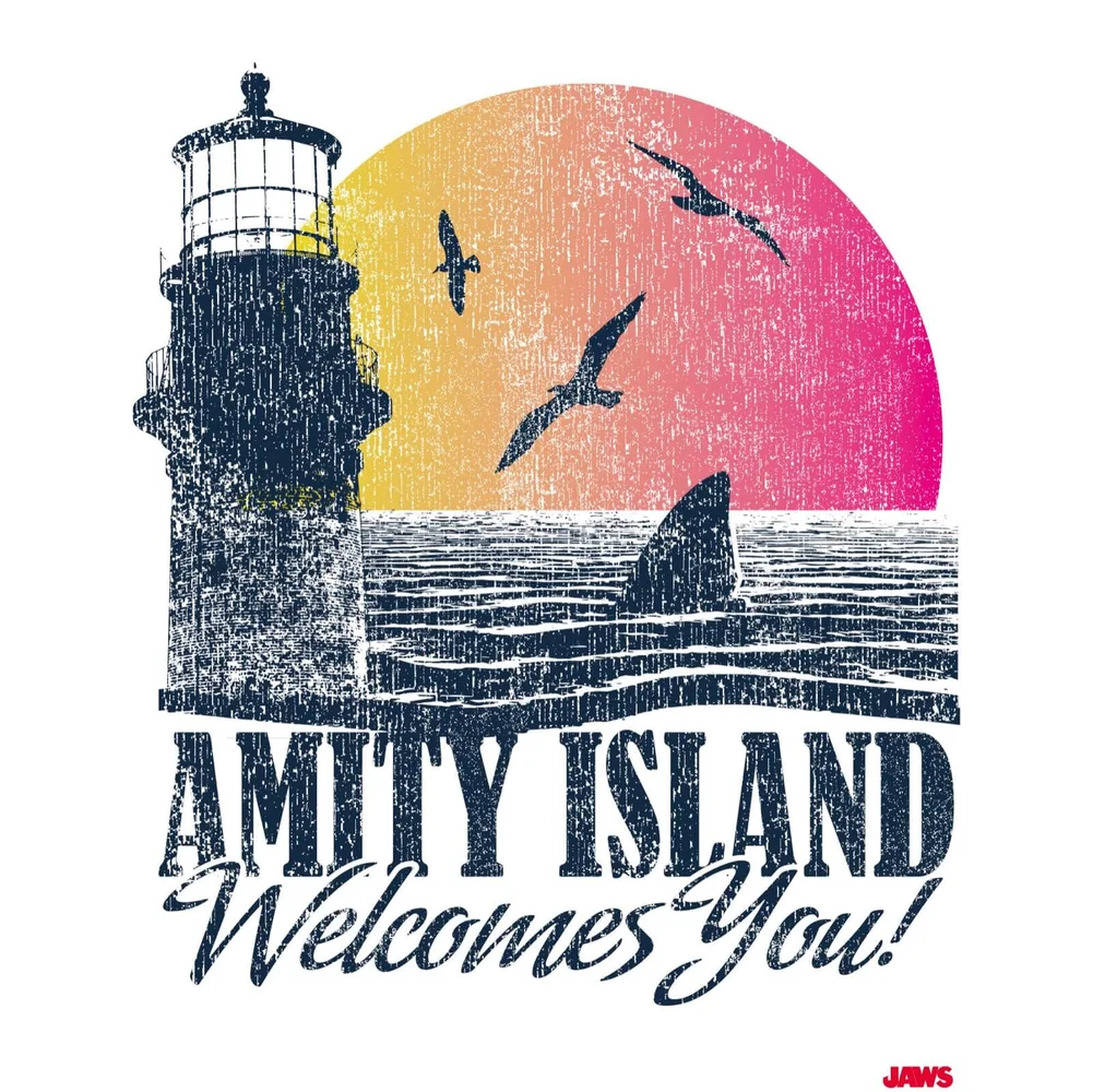 Jaws Amity Welcomes You Limited Edition Art Print Afbeelding 1