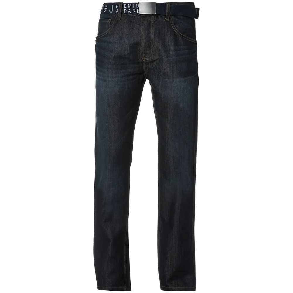 Smith & Jones Men's Fuse Denim Jeans - Dark Wash - 28S - Blauw Afbeelding 1