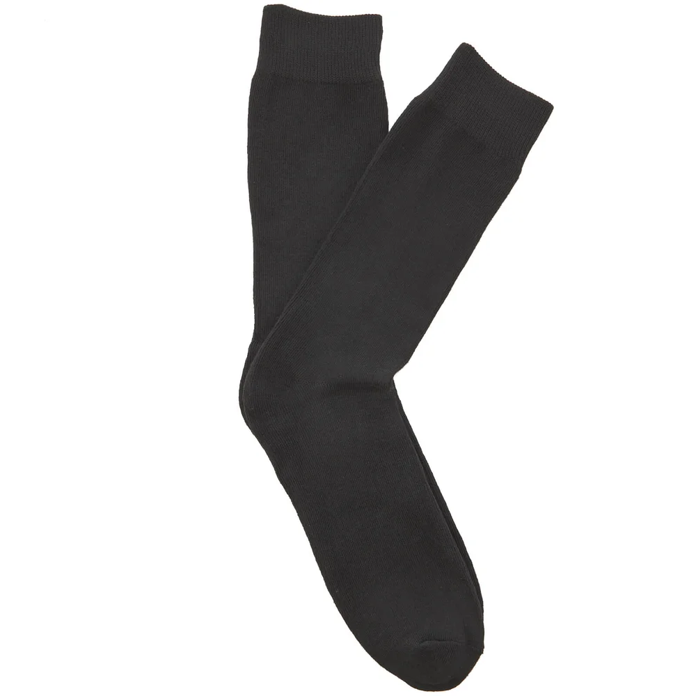 Brave Soul Men's Bob 5-Pack Socks - Black (UK 7-11) Afbeelding 1