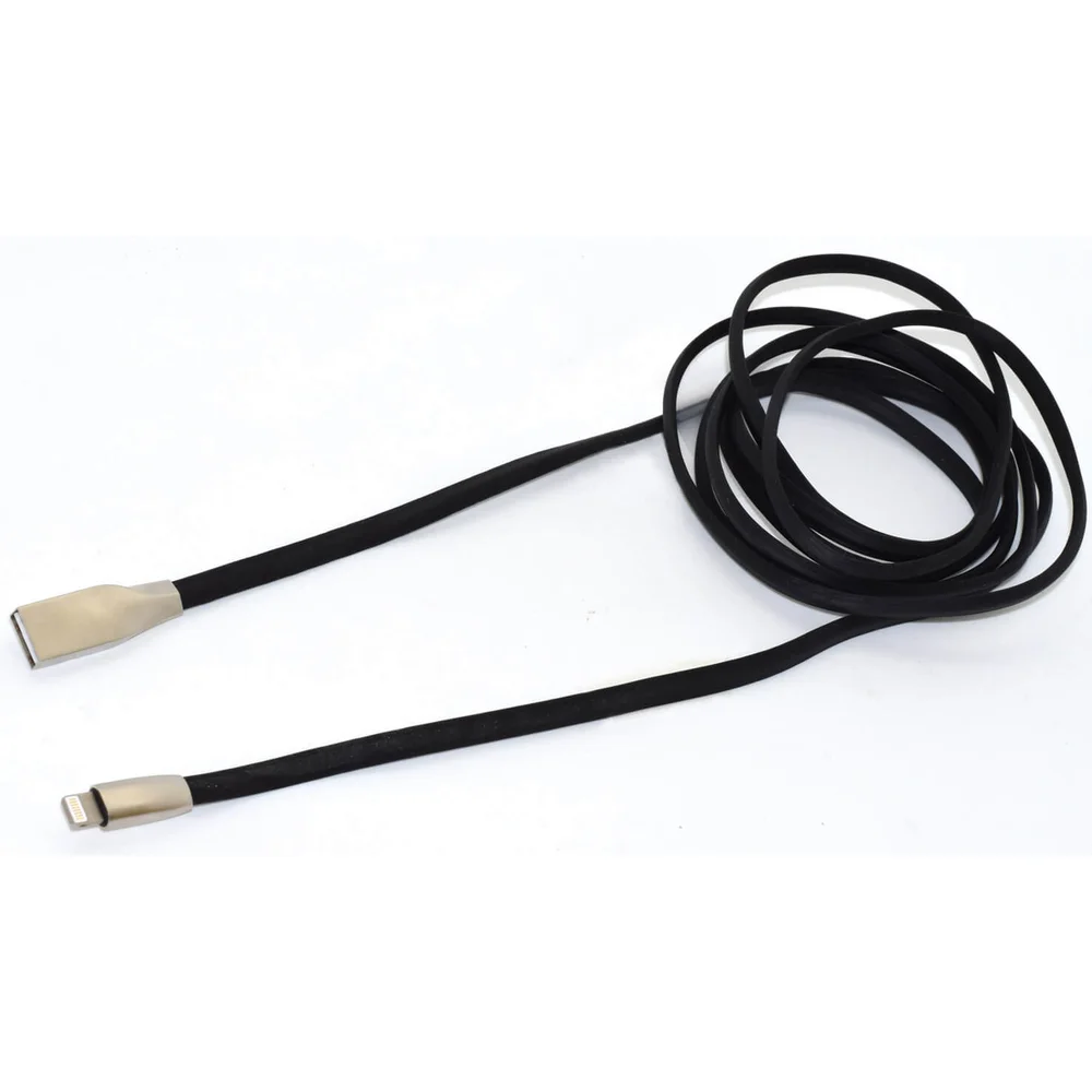 Mayhem Zinc Alloy 2 Metre Lightening Cable - Black Afbeelding 1