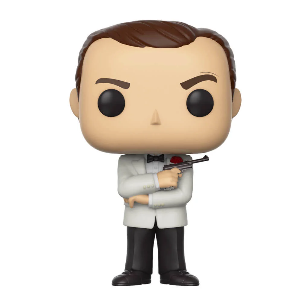 James Bond Sean Connery in White Tuxedo Funko Pop! Figuur Afbeelding 1