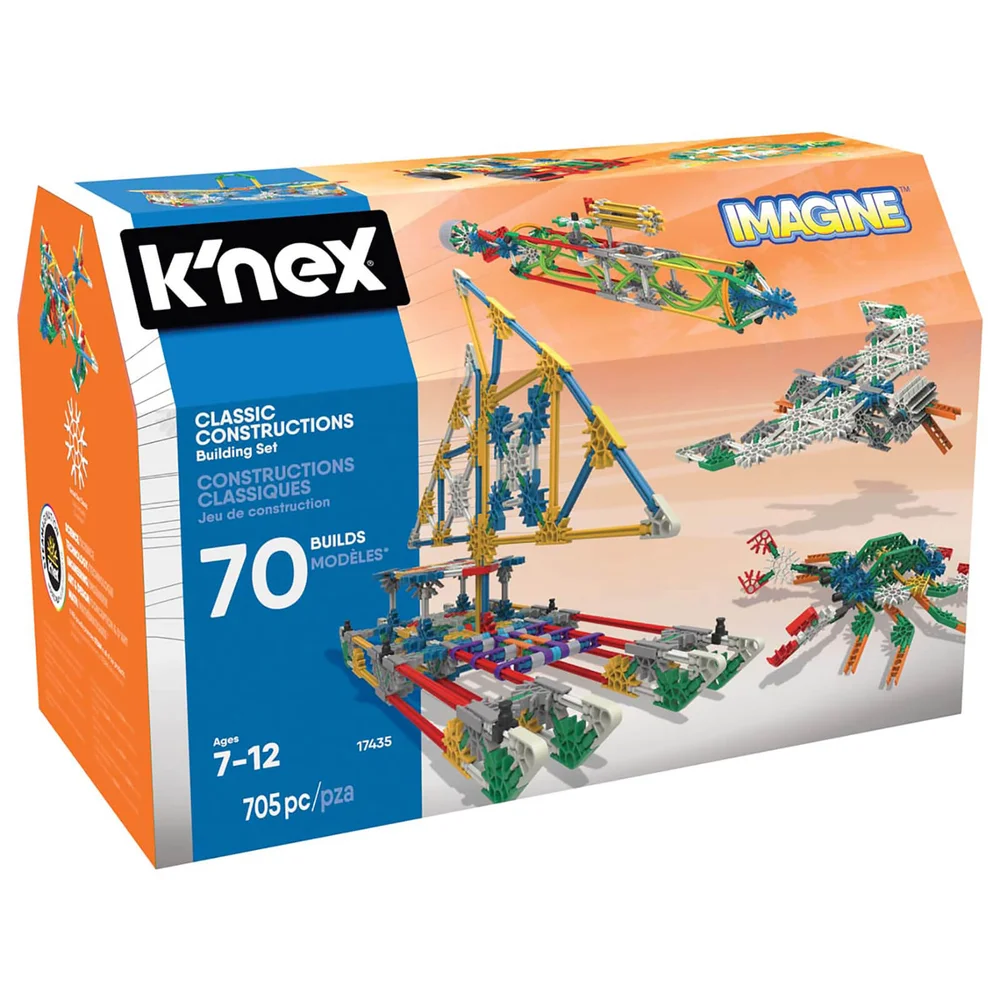 K'NEX Imagine Classic Constructions 70 Model Building Set (17435) Afbeelding 1
