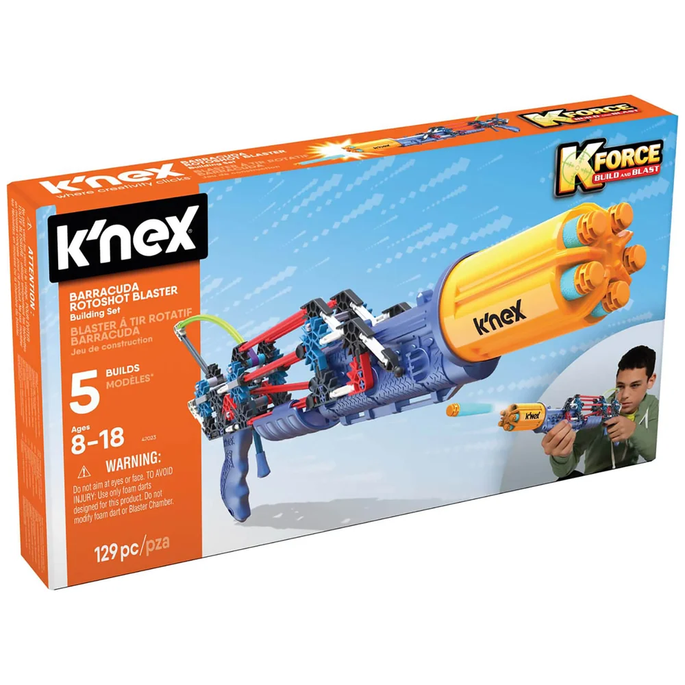 K'NEX K Force Baracuda Roto Shot Blaster Building Set (47023) Afbeelding 1