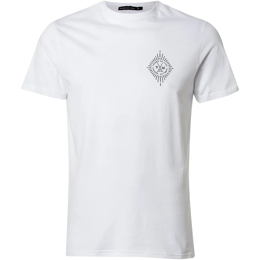Friend or Faux Men's Kamikaze T-Shirt - White - S - Wit Afbeelding 1