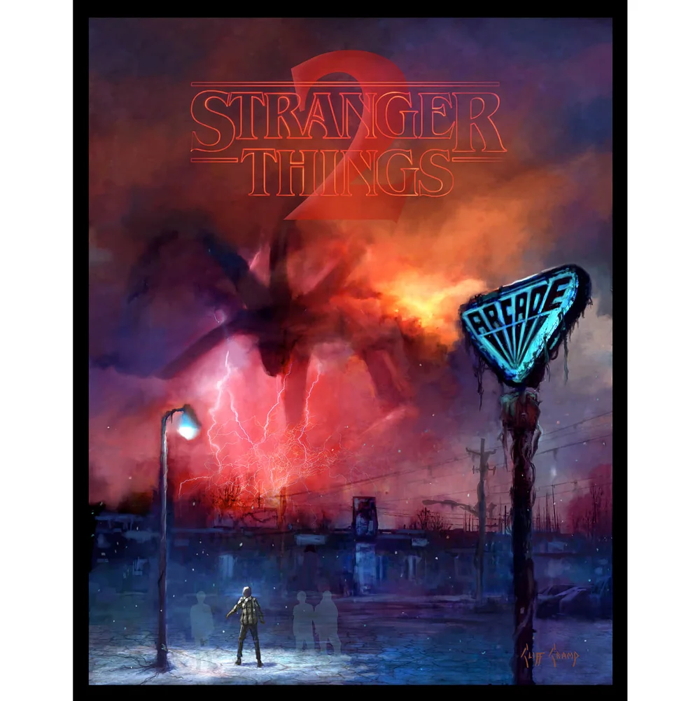Stranger Things 2 Fine Art Print door Cliff Cramp - Zavvi UK Exclusive Afbeelding 1