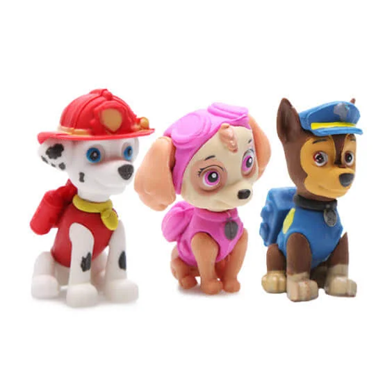 Paw Patrol 3 Pack Puzzle Eraser in Window Box Afbeelding 1