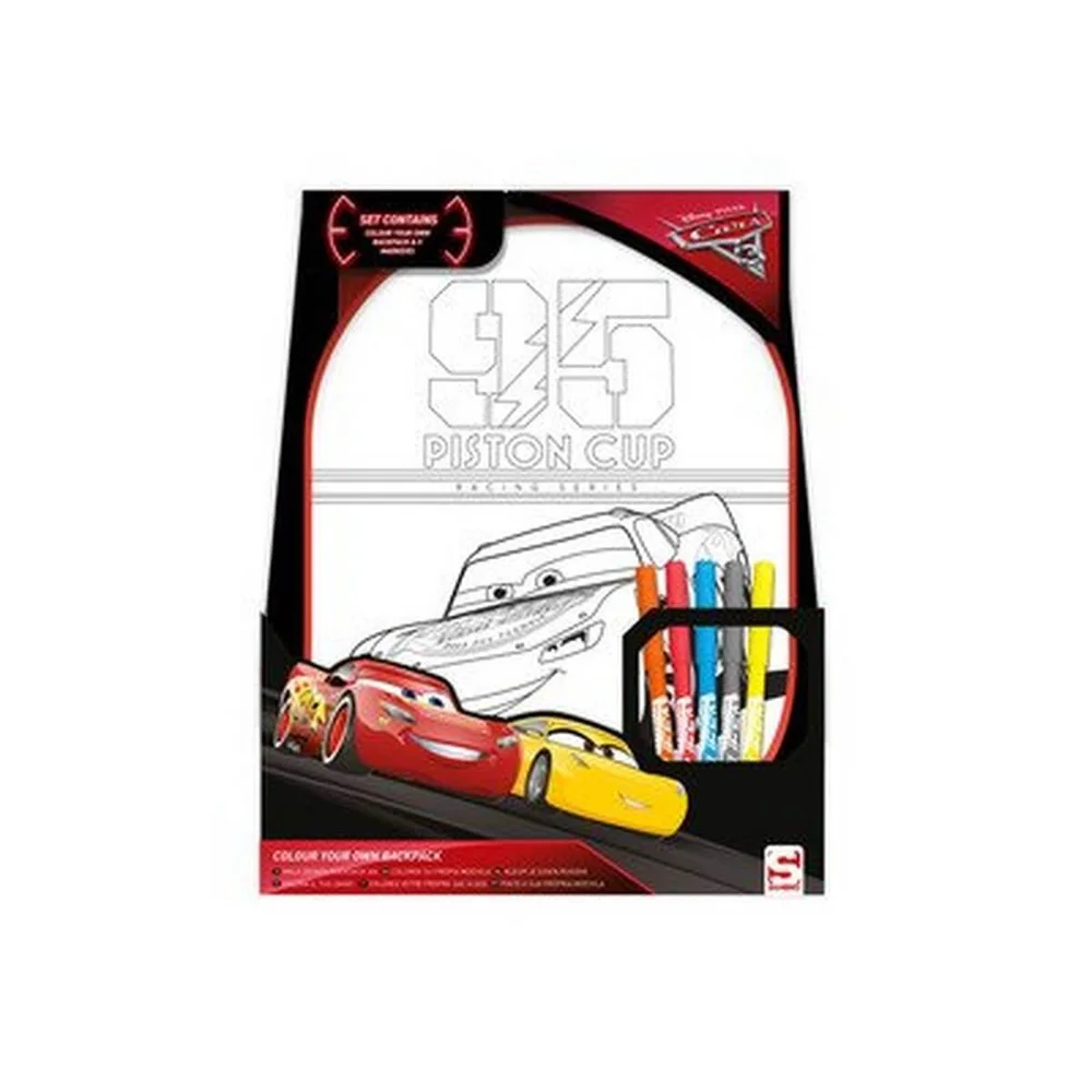 Cars 3 Colour Your Own Backpack Afbeelding 1