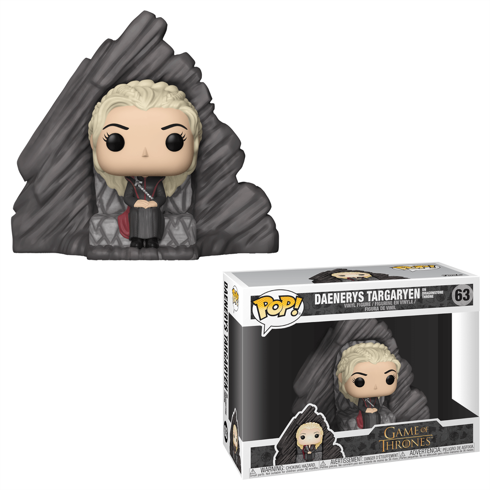 Game of Thrones Daenerys op Dragonstone Troon Pop! Vinyl Deluxe Afbeelding 1