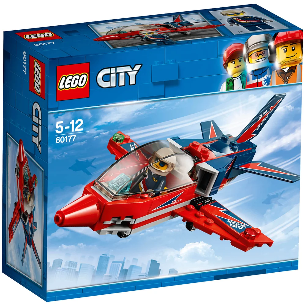 LEGO City Great Vehicles: Vliegshowjet (60177) Afbeelding 1