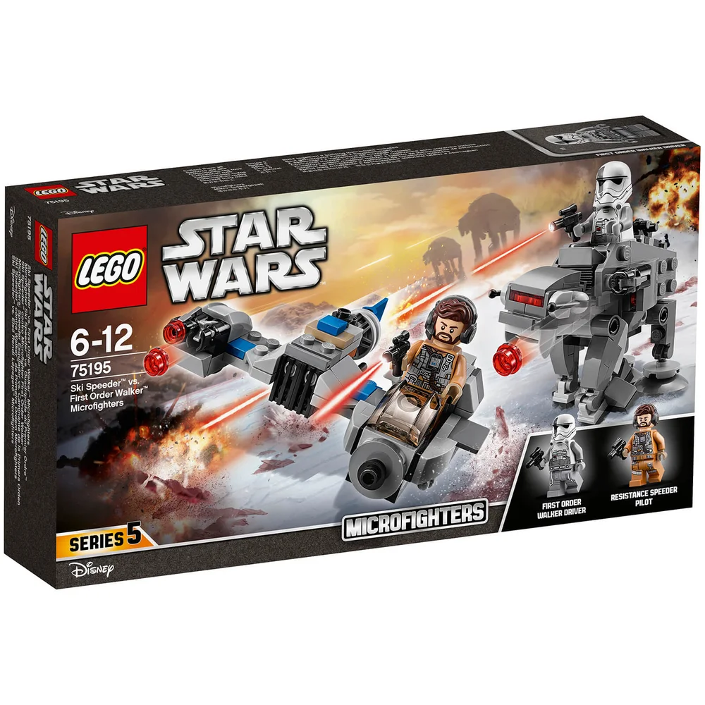 LEGO Star Wars: Ski Speeder™ vs. First Order Walker™ microfighters (75195) Afbeelding 1