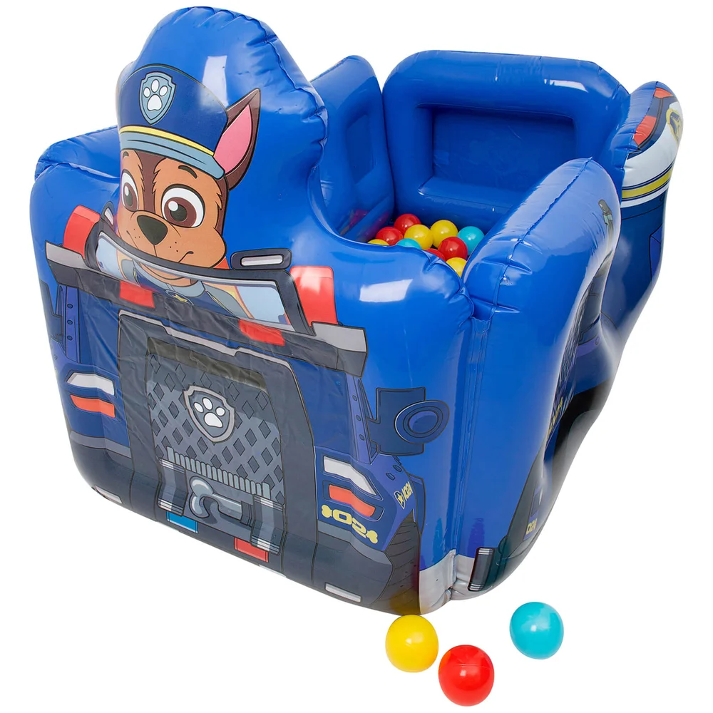 Paw Patrol Chase Vehicle Inflatable Ball Pit with 10 Balls Afbeelding 1