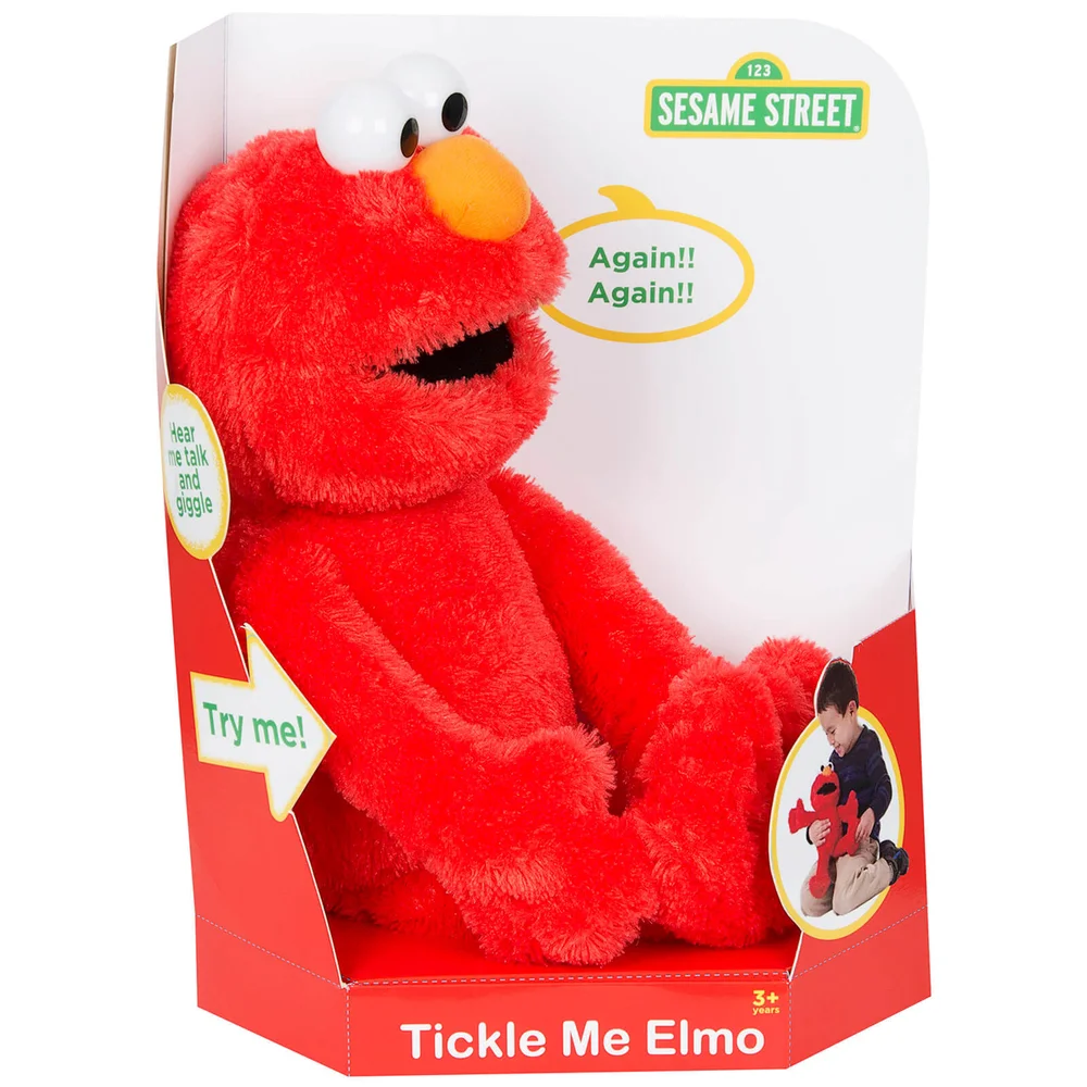 Sesame Street Tickle Me Elmo Plush Toy Afbeelding 1