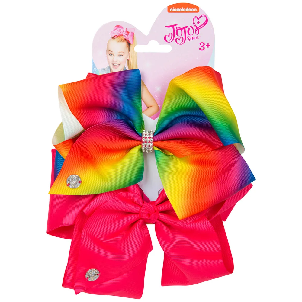 JoJo Siwa Bow Set - Rainbow/Magenta Afbeelding 1