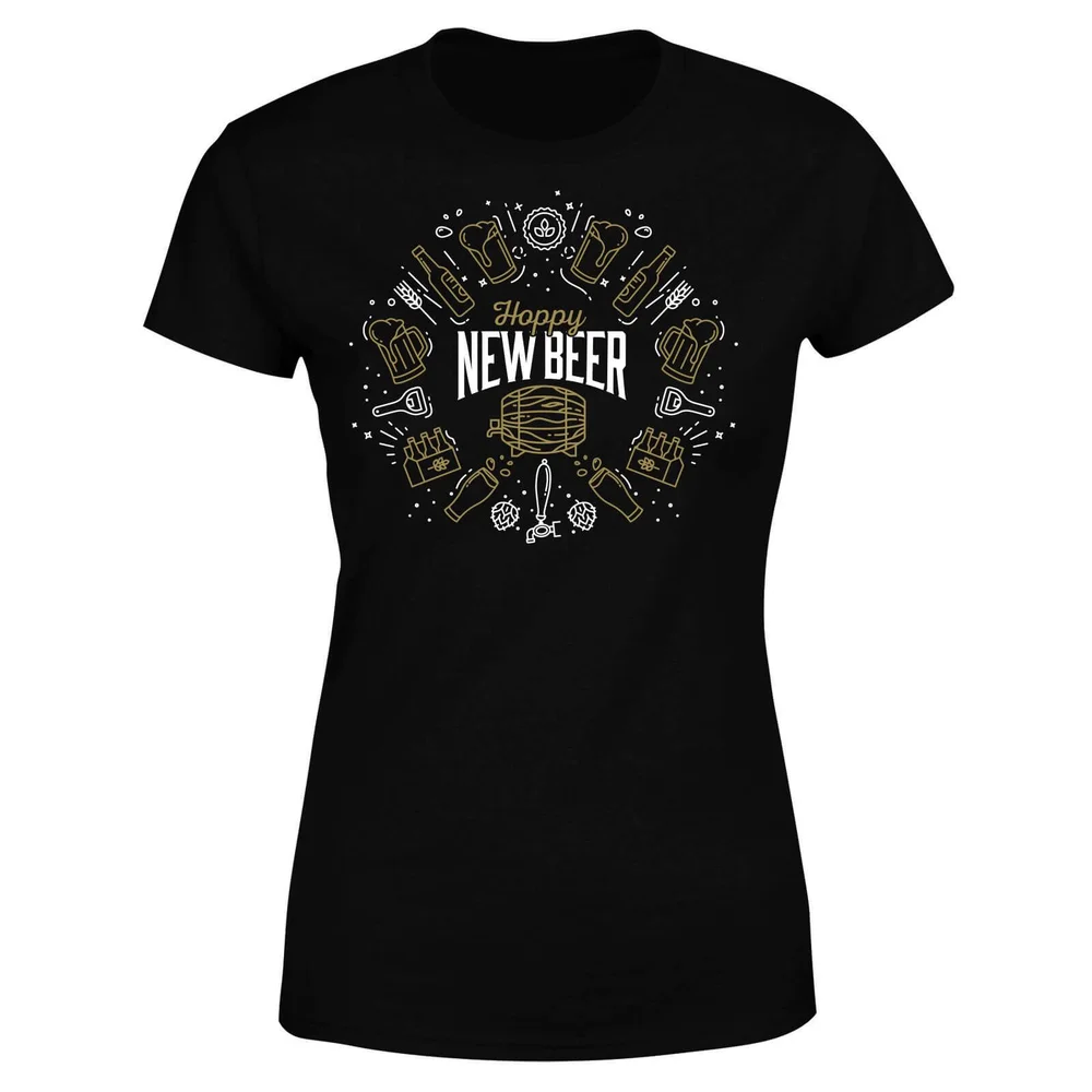 Hoppy New Beer Women's T-Shirt - Black - 3XL Afbeelding 1