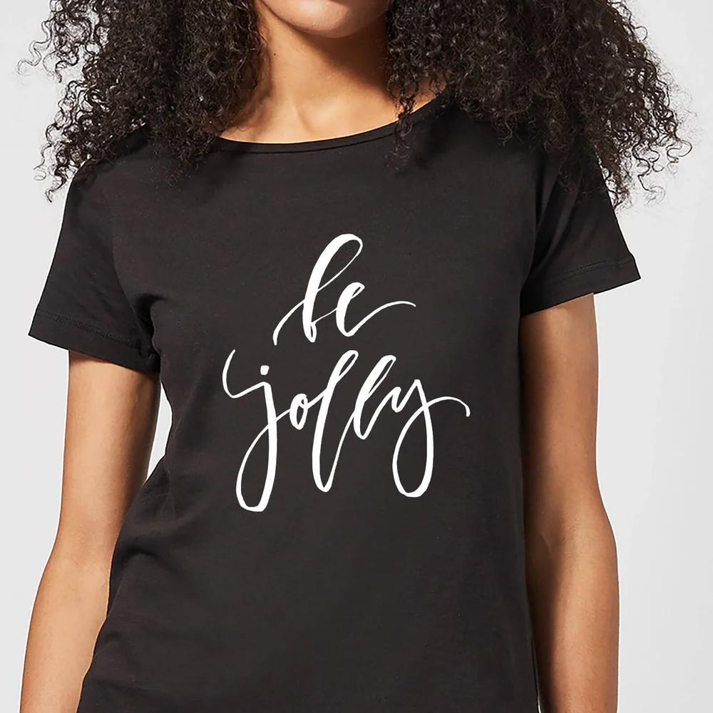 Be Jolly Women's T-Shirt - Black - 3XL Afbeelding 1