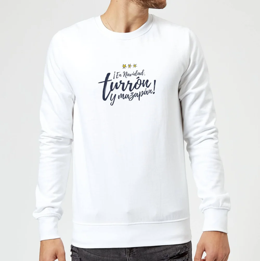 Turron Sweatshirt - White - S - Wit Afbeelding 1