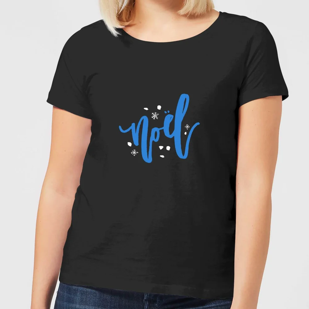Noel Snowflakes Women's T-Shirt - Black - 3XL Afbeelding 1