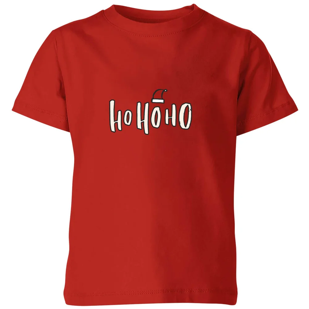 International Ho Ho Ho Kids' T-Shirt - Red - 98/104 (3-4 jaar) - Rood Afbeelding 1