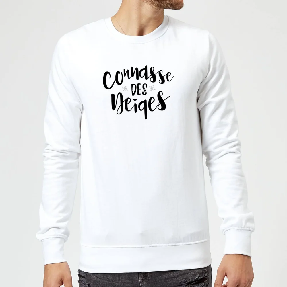 Connasse Des Neiges Sweatshirt - White - S - Wit Afbeelding 1